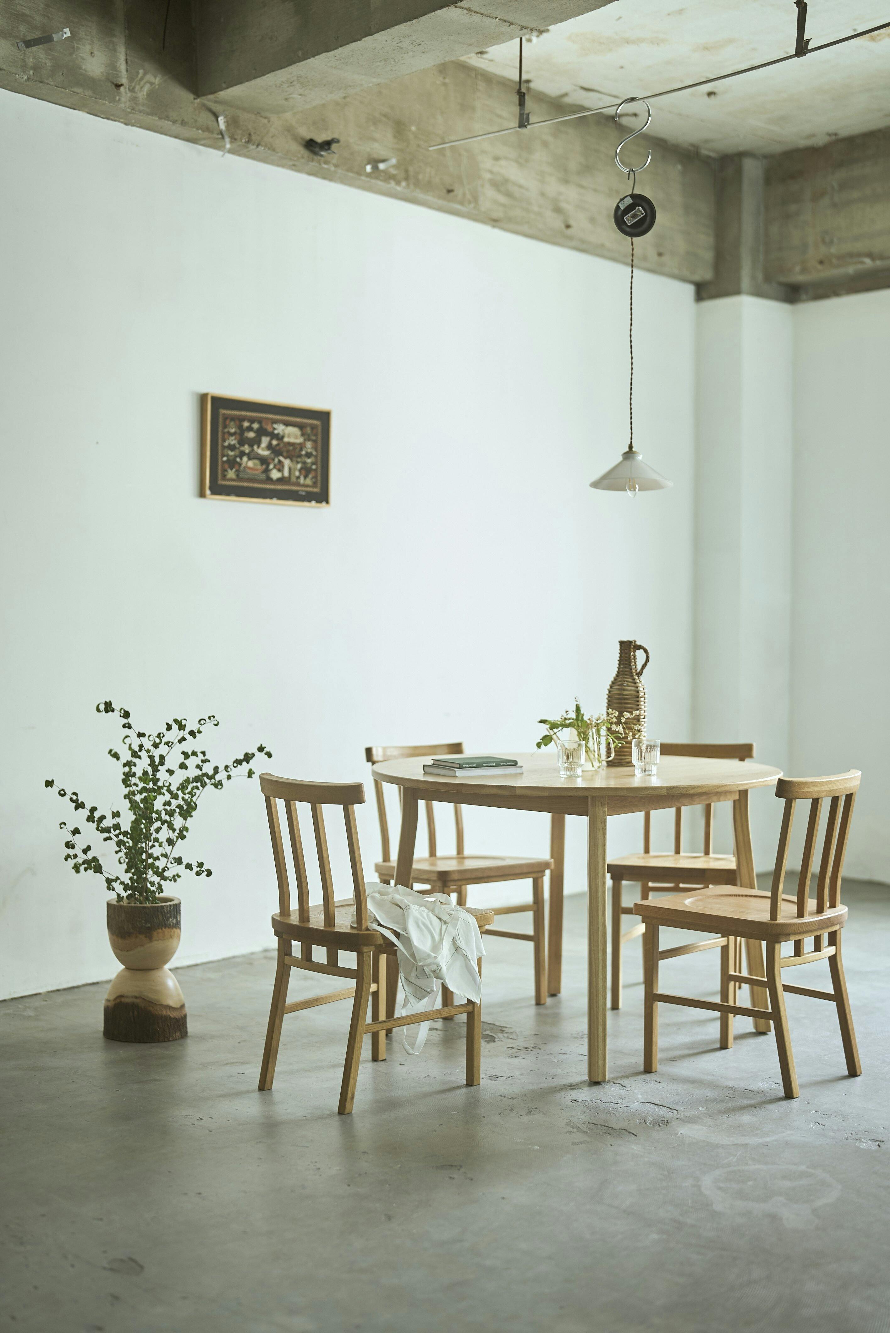 ダイニングテーブル Round table KOEKI 弘益 SIEVE ダイニングテーブル SVE-DT003R90 merge dining