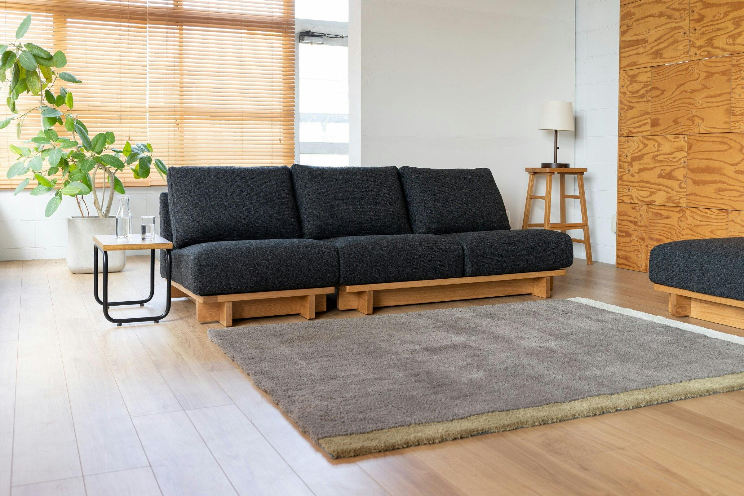 KOEKI 弘益 SIEVE ラグ SVE-RG001 blend rug(BE) ベージュ 完成品 絨毯