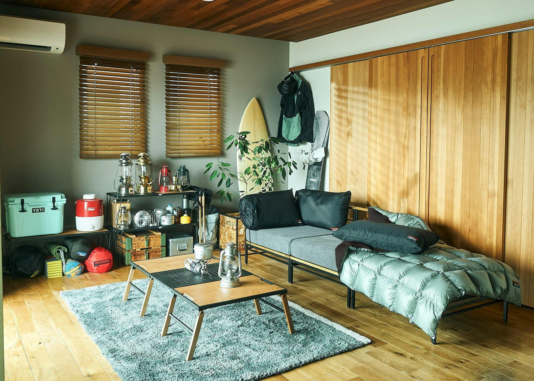 KOEKI 弘益 SIEVE ラグ SVE-RG001 blend rug(MGN) モスグリーン