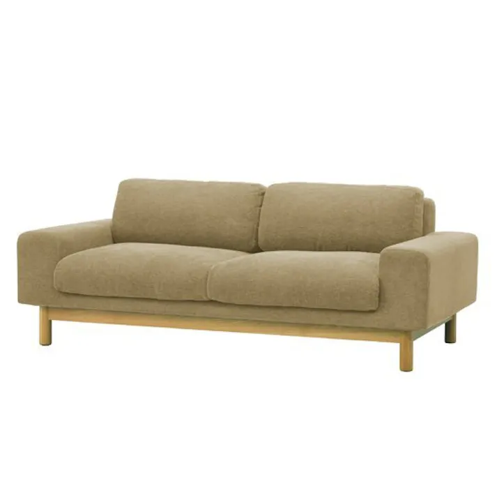 弘益 SIEVE 二人掛け ソファ SVE-SF012 bulge sofa 2seater(BE) ベージュ 完成品 【4933178098370】 SVESF012BE 【別送品】
