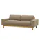 KOEKI 弘益 SIEVE 二人掛け ソファ SVE-SF012 bulge sofa 2seater(DBE) ダークベージュ 完成品 ローソファ 肘付き オーク材 ナチュラル 北欧風 SVESF012DBE【別送品】