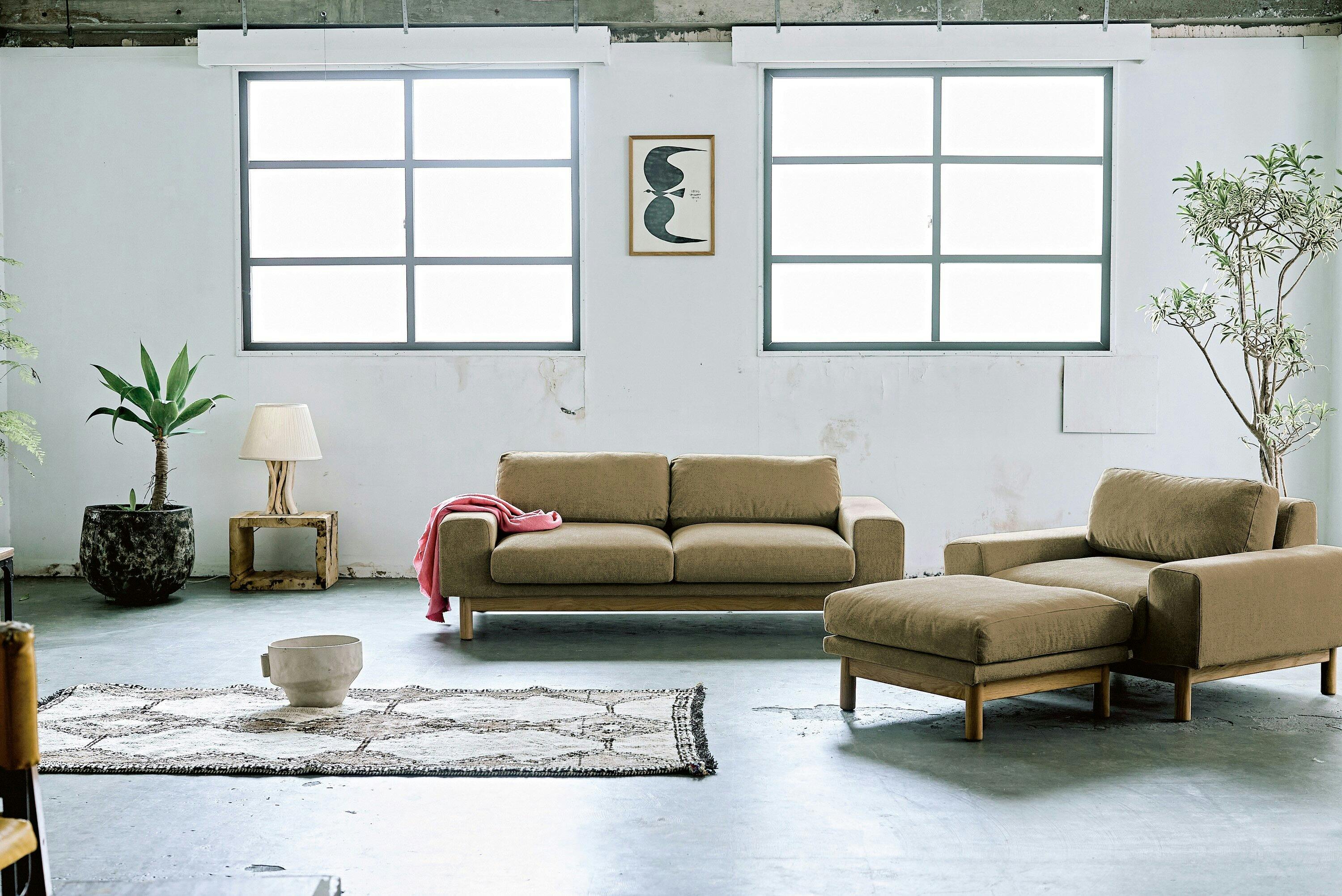 KOEKI 弘益 SIEVE 二人掛け ソファ SVE-SF012 bulge sofa 2seater(DBE