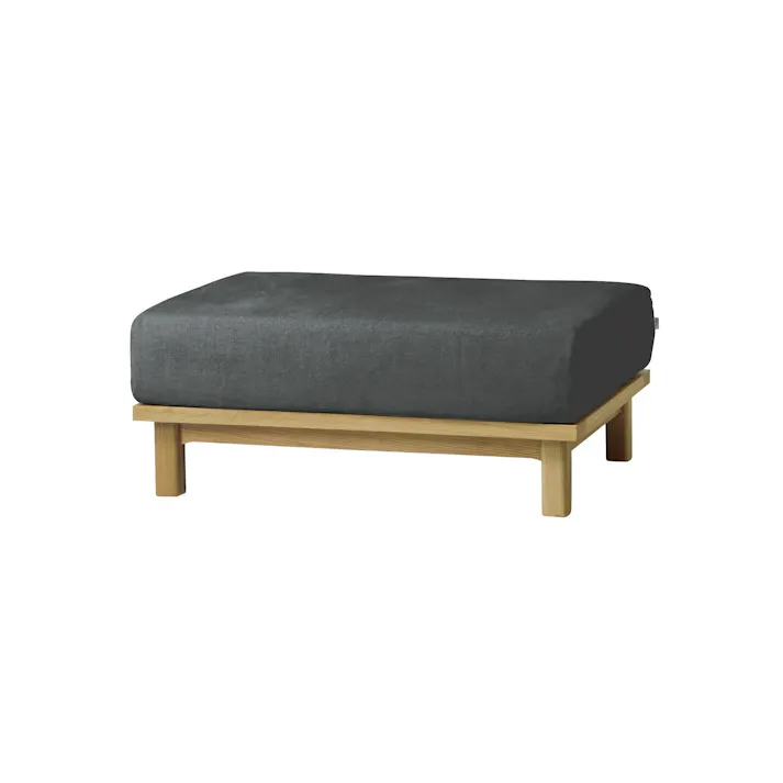 弘益 SIEVE オットマン SVE-SF013O rect.unit sofa ottoman(BK) ブラック 完成品 【4933178155943】 SVESF013OBK 【別送品】