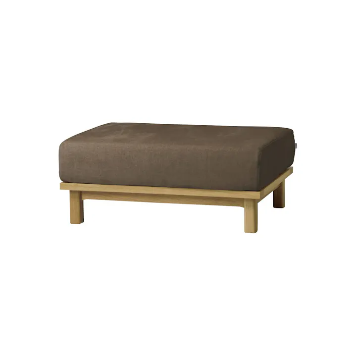 弘益 SIEVE オットマン SVE-SF013O rect.unit sofa ottoman(LBR) ライトブラウン 完成品 【4933178155905】 SVESF013OLBR 【別送品】