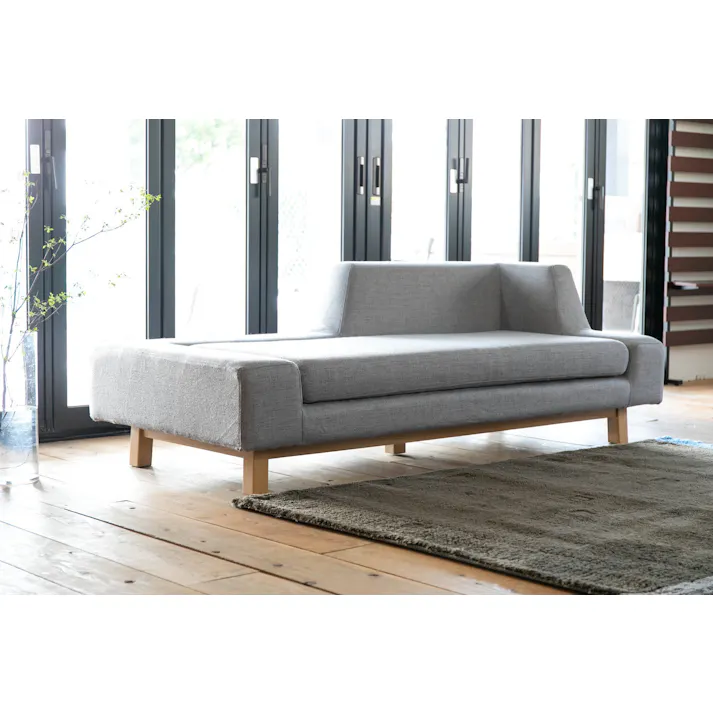 KOEKI 弘益 SIEVE 左背二人掛け ソファ SVE-SF015L shift sofa left back(BE) ベージュ 完成品 ローソファ アシンメトリー アッシュ材 ナチュラル 北欧風 SVESF015LBE【別送品】