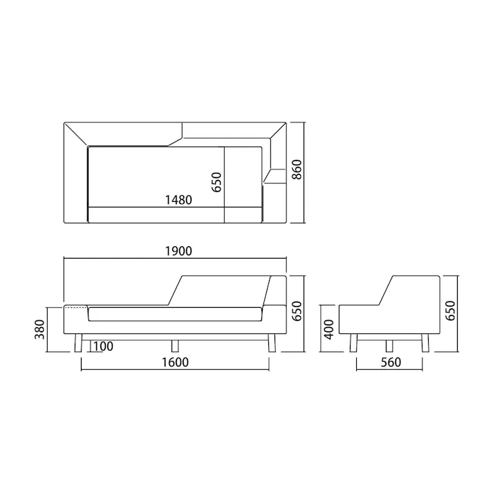 KOEKI 弘益 SIEVE 左背二人掛け ソファ SVE-SF015L shift sofa left back(BE) ベージュ 完成品 ローソファ アシンメトリー アッシュ材 ナチュラル 北欧風 SVESF015LBE【別送品】