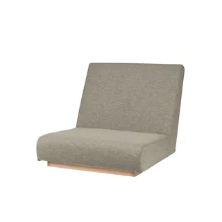 KOEKI 弘益 SIEVE 一人掛け ソファ SVE-SF019S form low sofa 1seater(GR) グレー 完成品 フロアソファ 座椅子 ビーチ材 ナチュラル 北欧風 SVESF019SGR【別送品】
