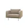 KOEKI 弘益 SIEVE 一人掛け ソファ SVE-SF020S mons sofa 1seater(BE) ベージュ 完成品 肘付き スチール製 ナチュラル 北欧風 モダンデザイン SVESF020SBE【別送品】