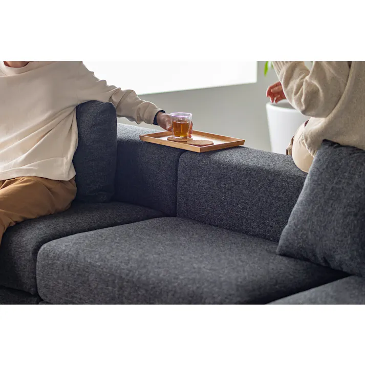 KOEKI 弘益 SIEVE 一人掛け ソファ SVE-SF022S snug.unit sofa 1seater(BL) ブルー 簡易組み立て ユニット 2人掛け 3人掛け オーク材 ナチュラル 北欧風 SVESF022SBL【別送品】