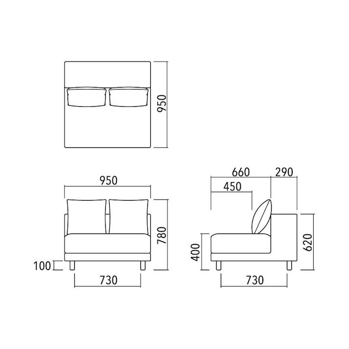 KOEKI 弘益 SIEVE 一人掛け ソファ SVE-SF022S snug.unit sofa 1seater(BL) ブルー 簡易組み立て ユニット 2人掛け 3人掛け オーク材 ナチュラル 北欧風 SVESF022SBL【別送品】