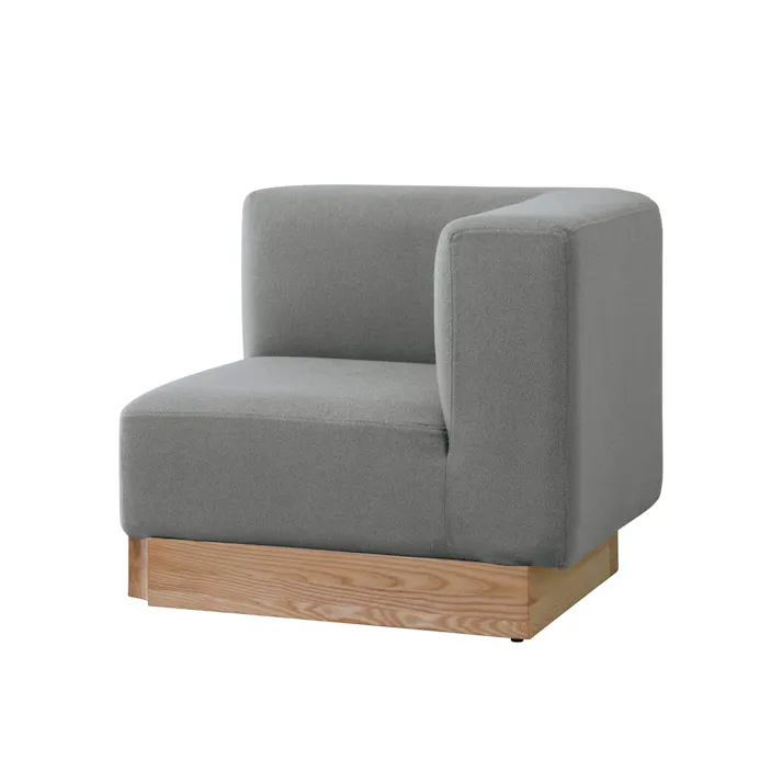 KOEKI 弘益 SIEVE コーナー ソファ SVE-SF023C way.unit sofa corner(GR) グレー 完成品 ユニット 2人掛け 3人掛け アッシュ材 ナチュラル 北欧風 SVESF023CGR【別送品】
