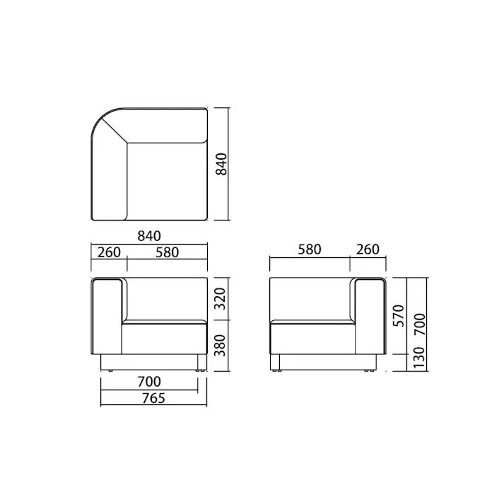 KOEKI 弘益 SIEVE コーナー ソファ SVE-SF023C way.unit sofa corner(GR) グレー 完成品 ユニット 2人掛け 3人掛け アッシュ材 ナチュラル 北欧風 SVESF023CGR【別送品】