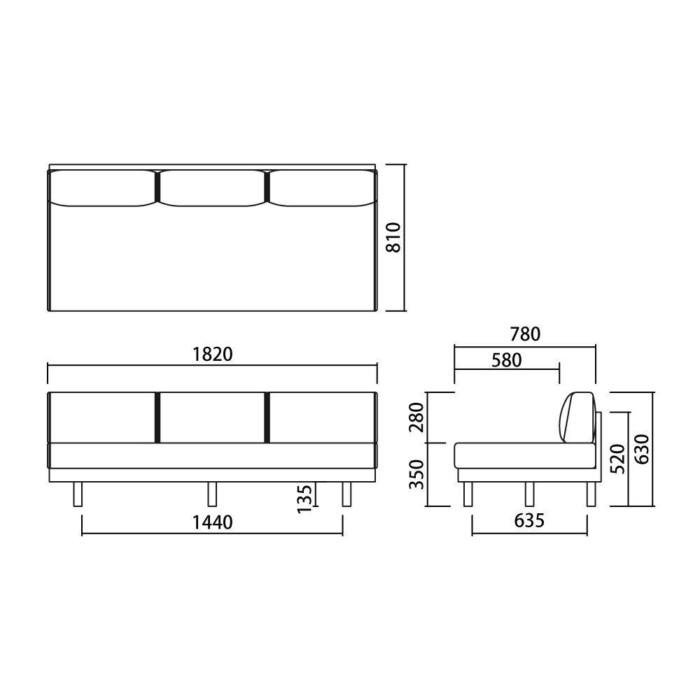 KOEKI 弘益 SIEVE デイベッド ソファ SVE-SF024 morning daybed