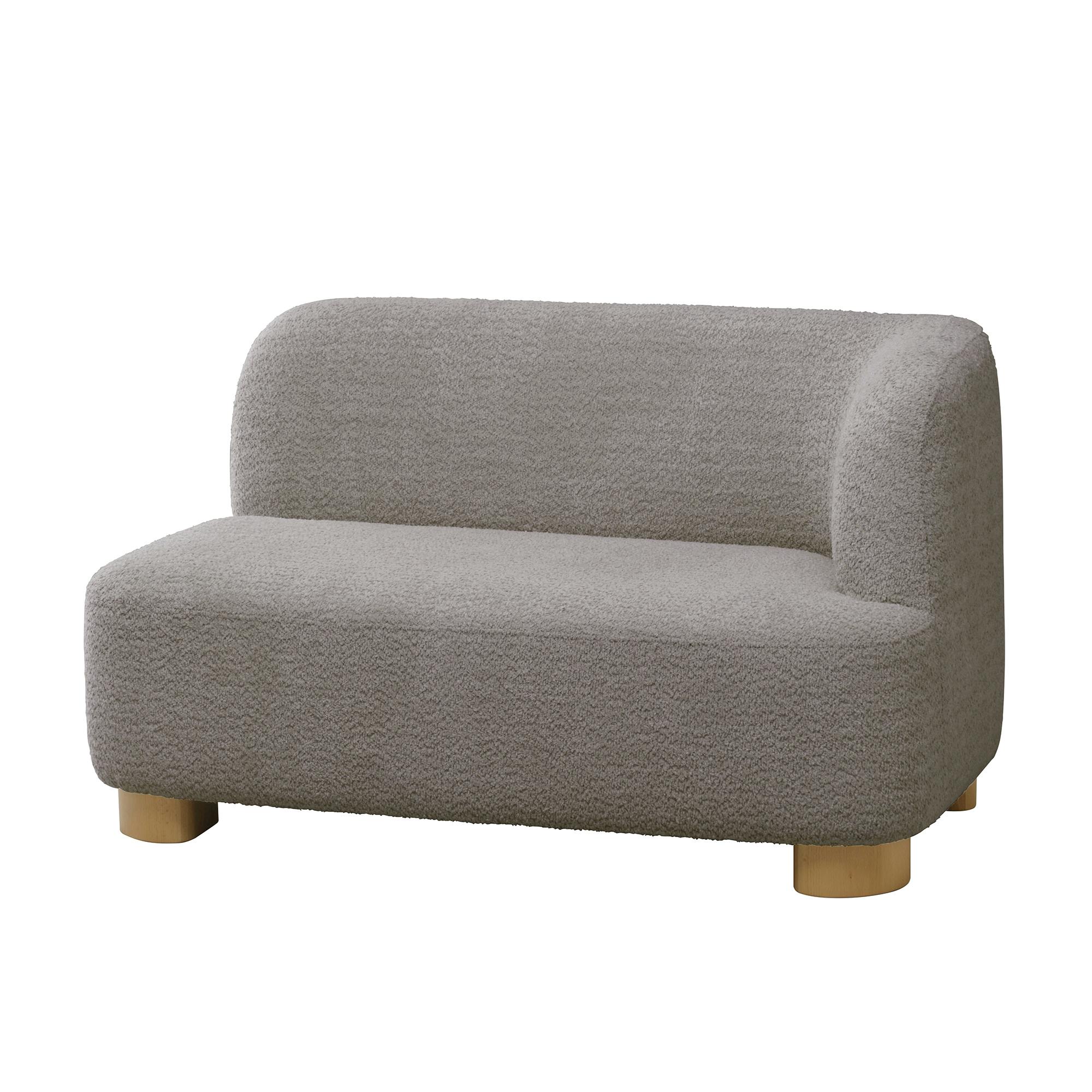 Mash ENN-SF001L(BE) アン アームソファ(左肘) ベージュ 115×70×65 1人暮らし 1.5人掛け ローソファ ENNSF001LBE【別送品】