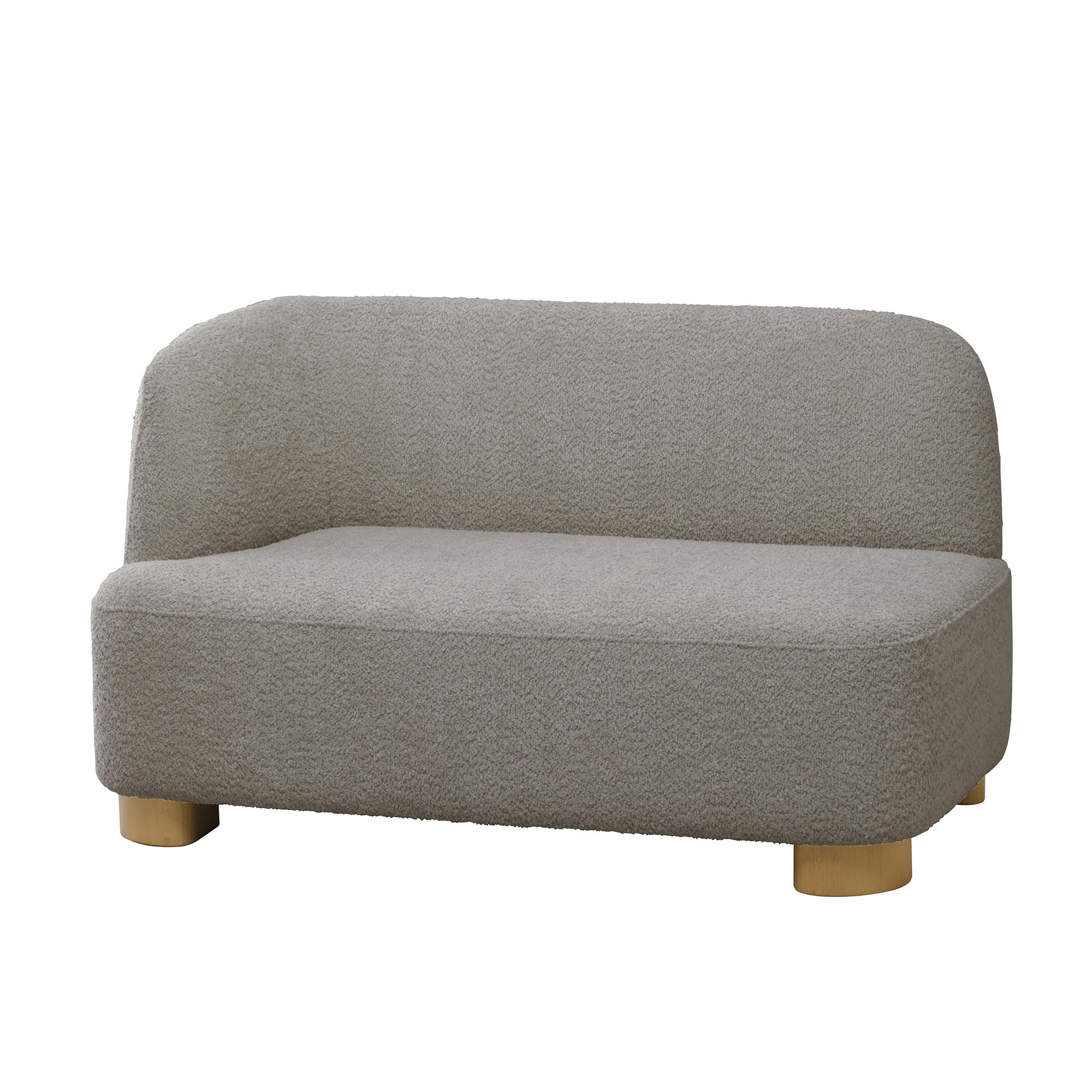 Mash ENN-SF001R(BE) アン アームソファ(右肘) ベージュ 115×70×65 1人暮らし 1.5人掛け ローソファ ENNSF001RBE【別送品】