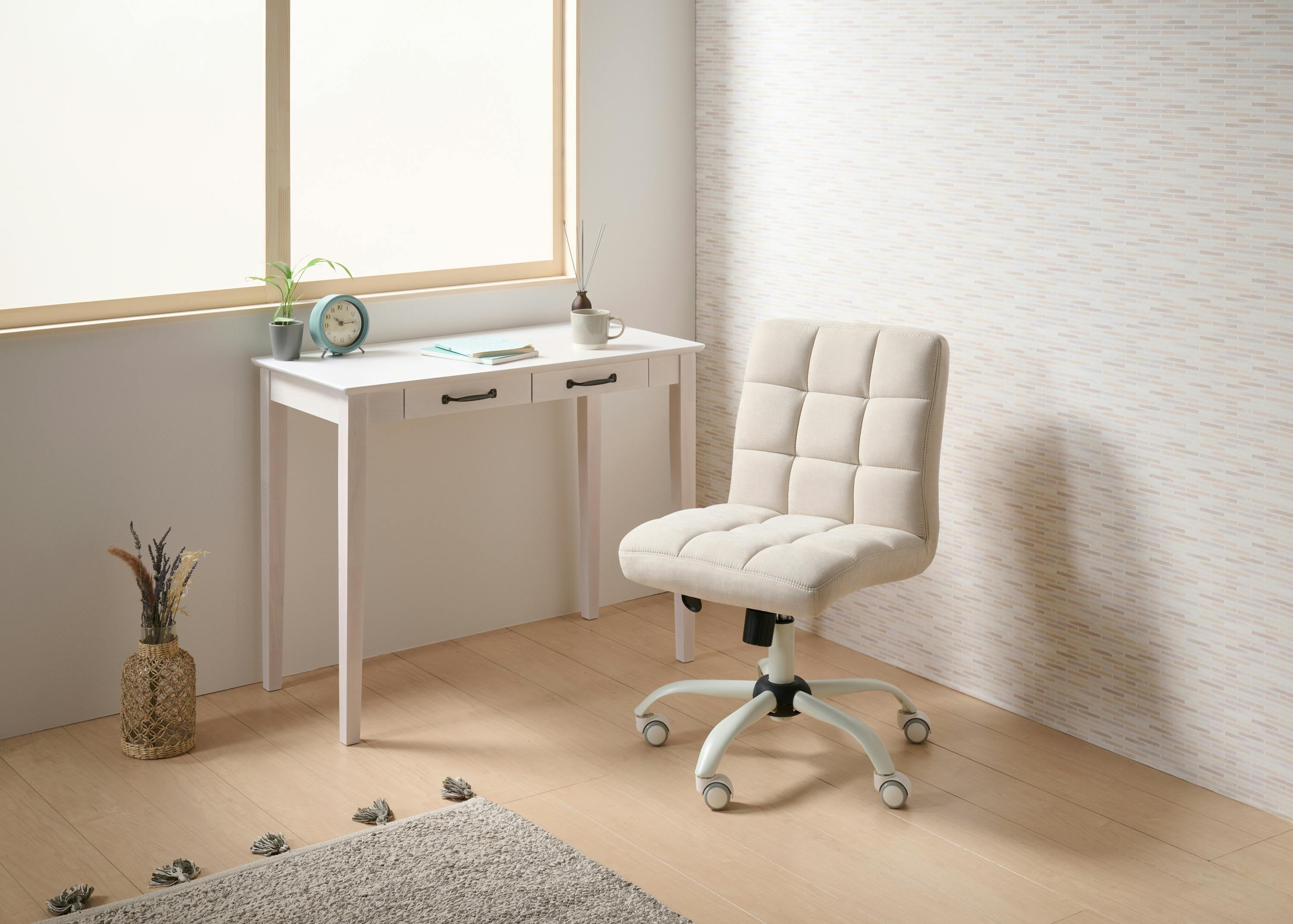 UTILITY HONEY-F(BE) ハニーホームチェア ベージュ 46×56×81 デスクチェア 学習椅子 昇降椅子 HONEYFBE【別送品】