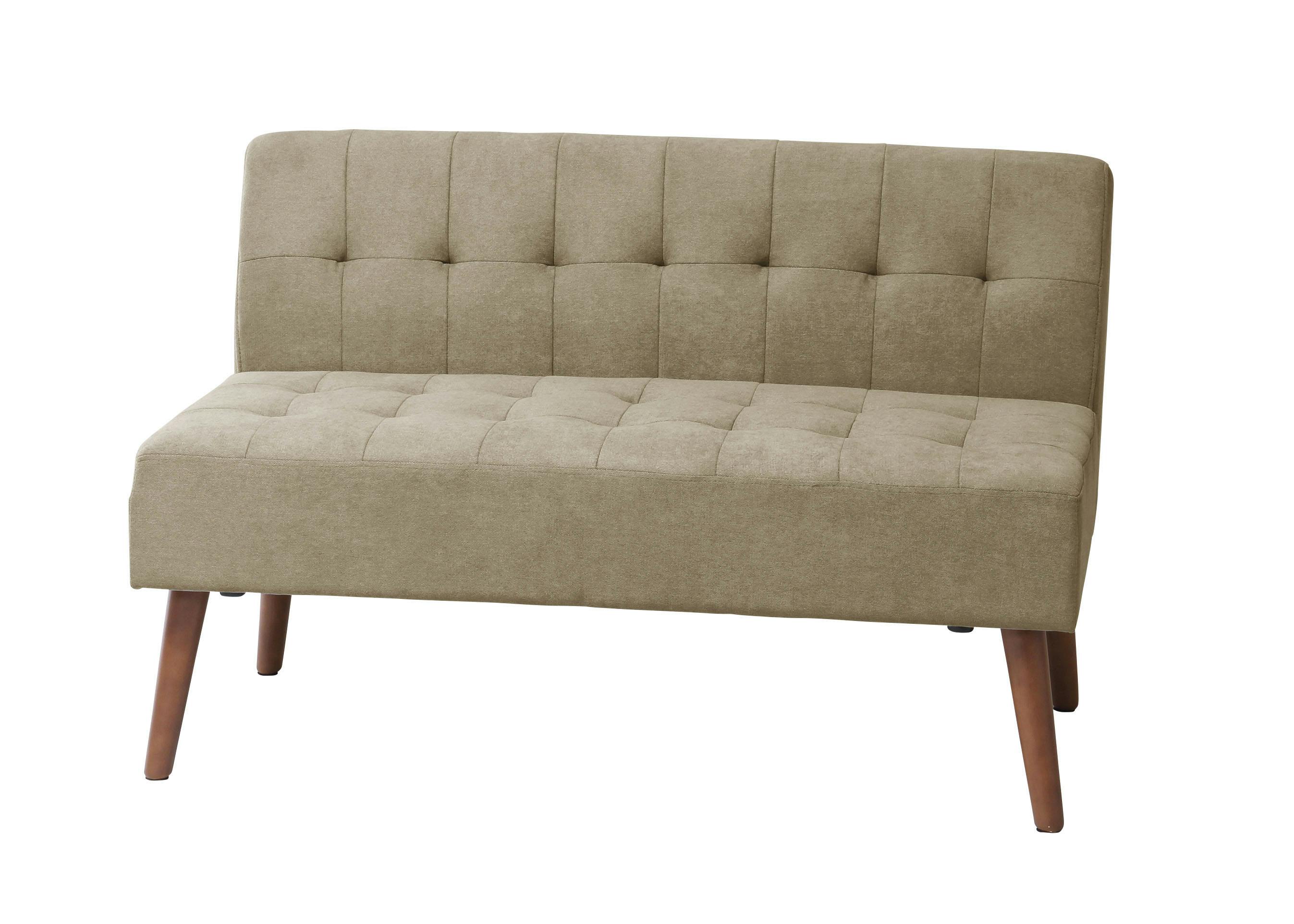 Mash MLD-LS001M(SBE) ミルド 2Pソファ サンドベージュ 110×62×70 ダイニングソファ 2人暮らし 1人暮らし MLDLS001MSBE【別送品】