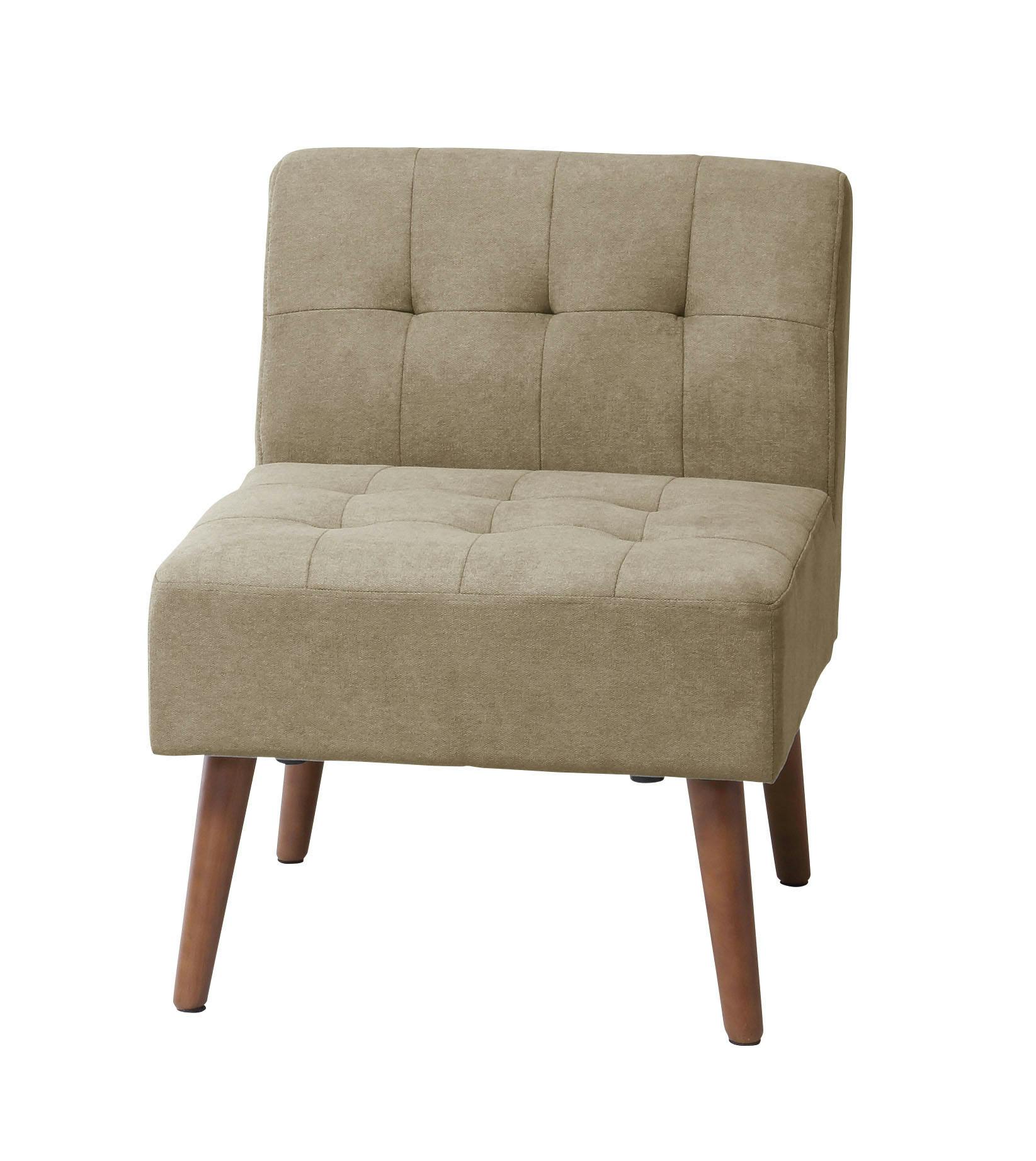 Mash MLD-LS001S(SBE) ミルド 1Pソファ サンドベージュ 56×62×70 ダイニングソファ 2人暮らし 1人暮らし MLDLS001SSBE【別送品】