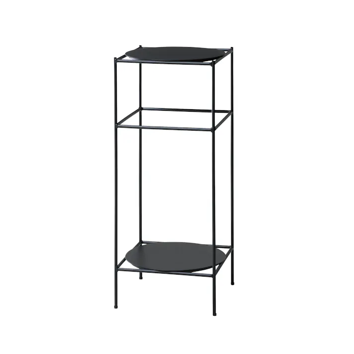 SIEVE SVE-PR001S Antenna Plants Rack Ssize ブラック 30×30×70 ラック 棚 観葉植物 スタンド 消毒液スタンド SVEPR001SBK【別送品】