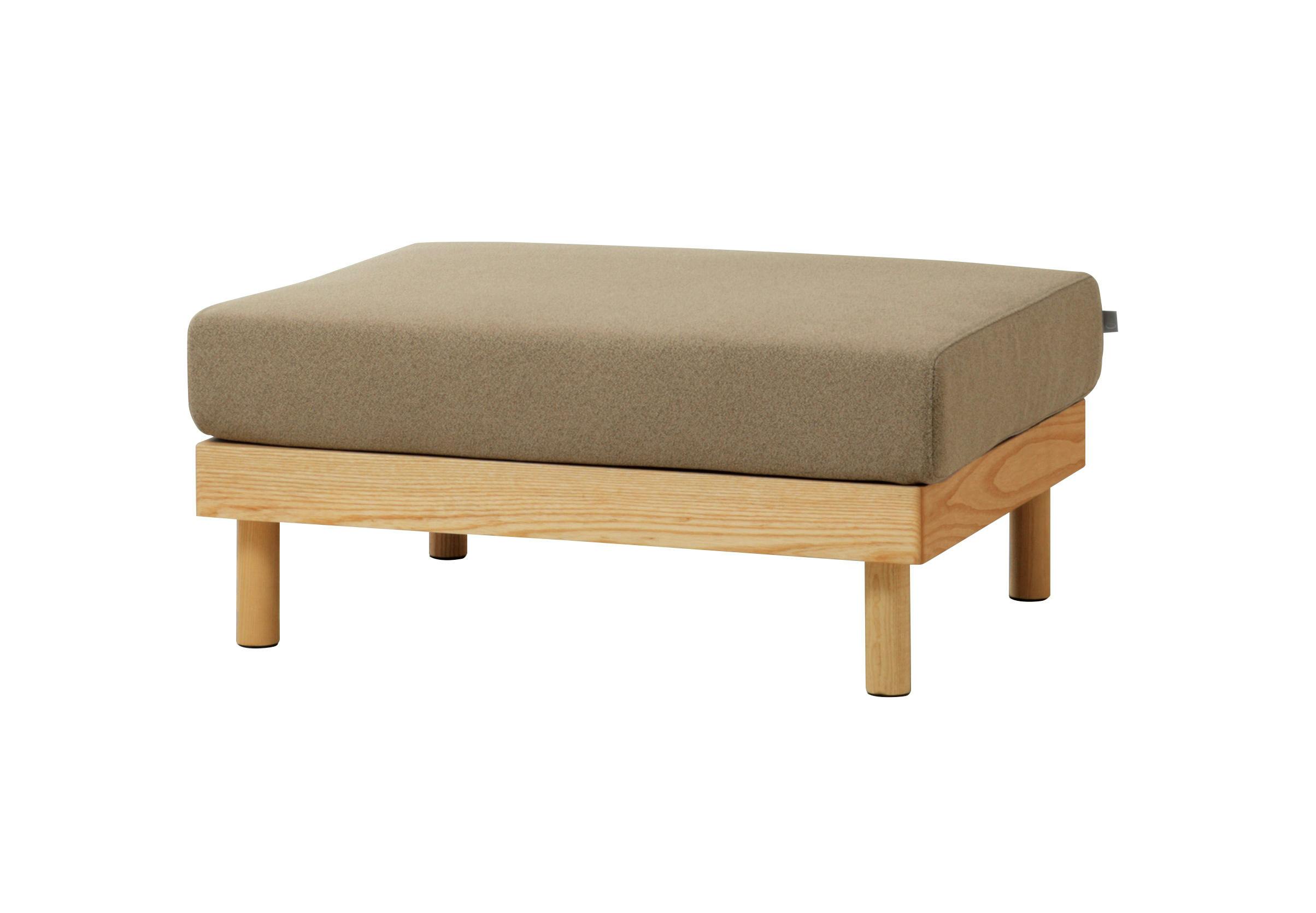 SIEVE SVE-SF024O Morning Daybed Sofa Ottoman ベージュ 81×62×35 ローソファ ソファベッド クリーニング可能 SVESF024OBE【別送品】