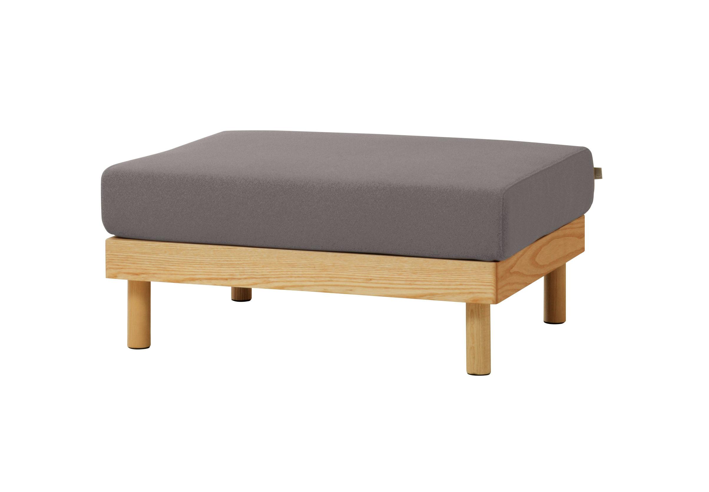 SIEVE SVE-SF024O Morning Daybed Sofa Ottoman チャコールグレー 81×62×35 ローソファ ソファベッド クリーニング可能 SVESF024OCGR【別送品】