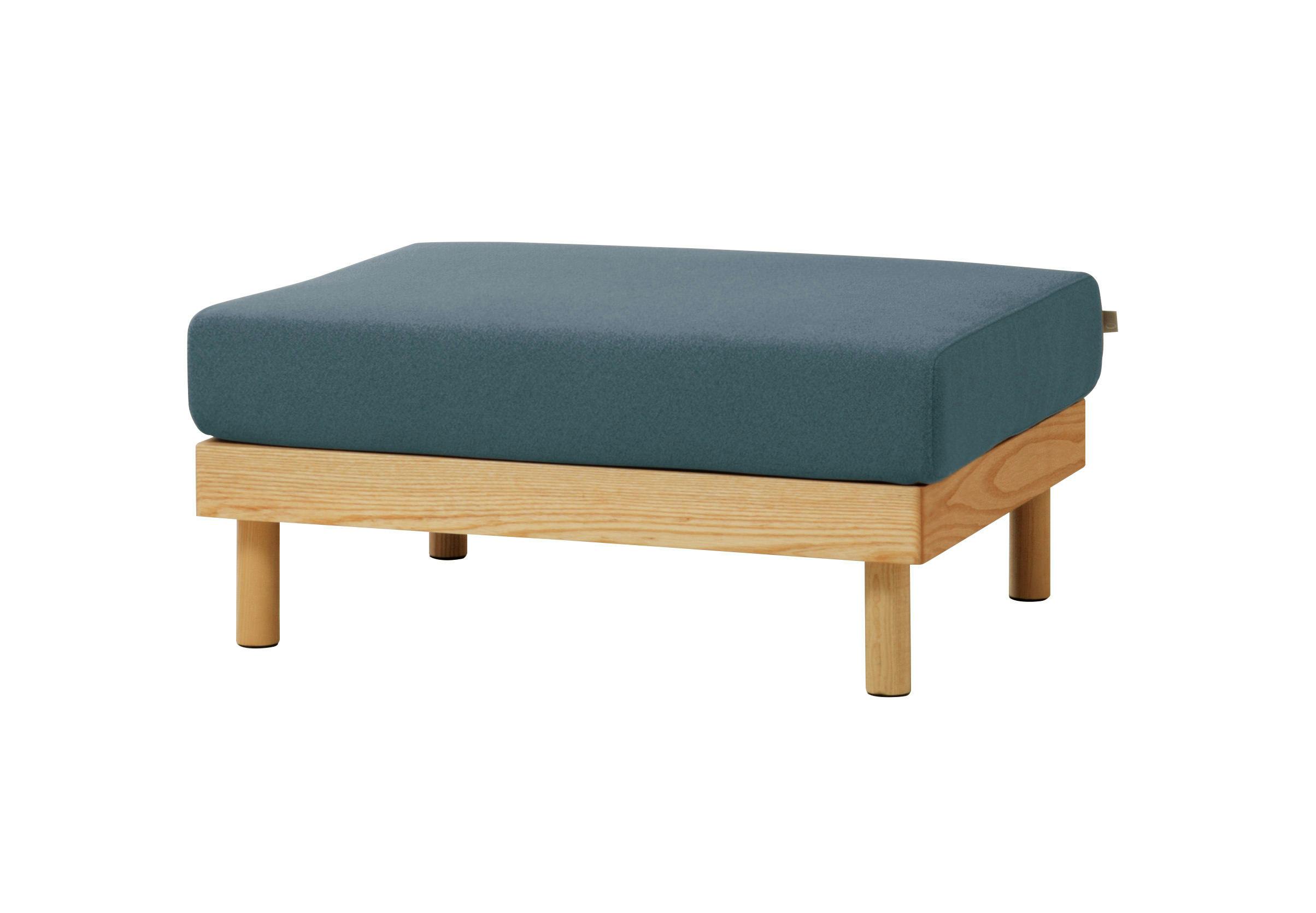 SIEVE SVE-SF024O Morning Daybed Sofa Ottoman ダークブルー 81×62×35 ローソファ ソファベッド クリーニング可能 SVESF024ODBL【別送品】