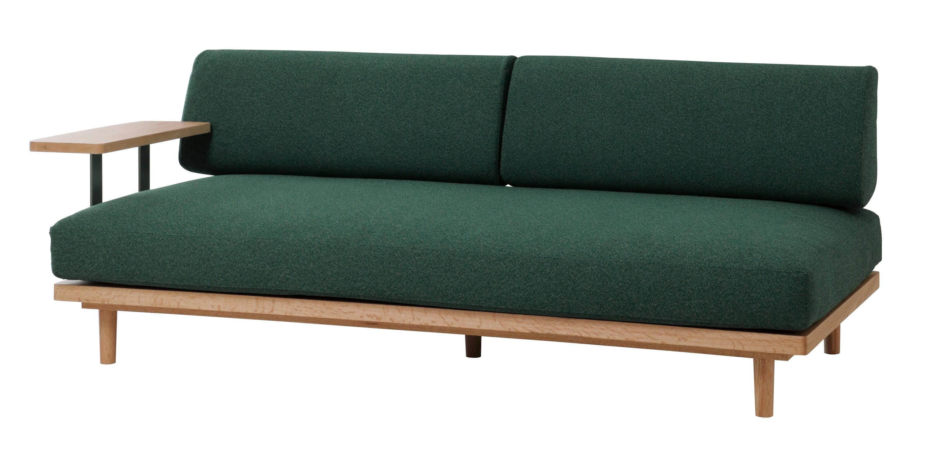 SIEVE SVE-SF026 Any.unit Sofa グリーン 192×90×70 ローソファ アシンメトリー クリーニング可能 SVESF026GN【別送品】