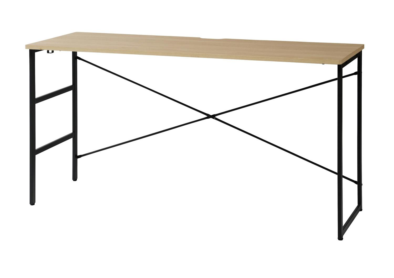 UTILITY VAN-D140(NA) ヴァンナ デスク ナチュラル 140×50×72 ワークデスク パソコンデスク ナチュラル VAND140NA【別送品】