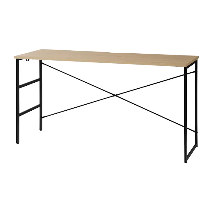 UTILITY VAN-D140(NA) ヴァンナ デスク ナチュラル 140×50×72 ワークデスク パソコンデスク ナチュラル VAND140NA【別送品】