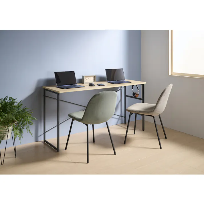 UTILITY VAN-D140(NA) ヴァンナ デスク ナチュラル 140×50×72 ワークデスク パソコンデスク ナチュラル VAND140NA【別送品】