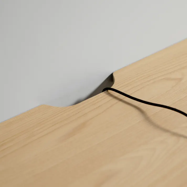 UTILITY VAN-D90(NA) ヴァンナ デスク ナチュラル 90×50×72 ワークデスク パソコンデスク ナチュラル VAND90NA【別送品】