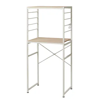 UTILITY VGR-T2(NA) ごみ箱上ラック ナチュラル 64×45×140 キッチン収納 レンジラック 省スペース VGRT2NA【別送品】