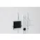 UTILITY スタンドテレビ台 ホワイト テレビスタンド 高さ・角度調整可能 省スペース STV001WH【別送品】