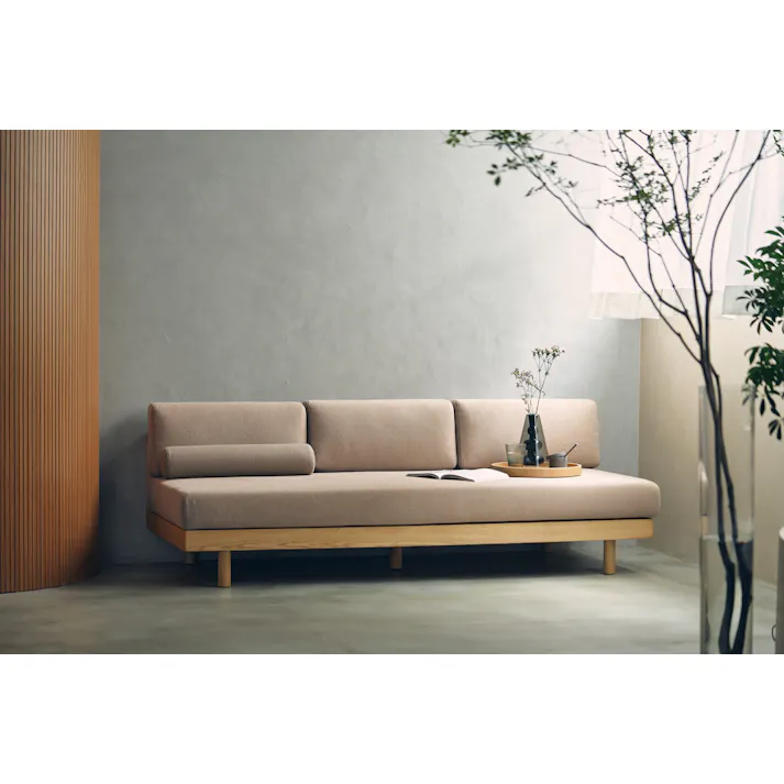 SIEVE ボルスター クッション グレー ソファ 北欧 ナチュラル SVECU024BOGR【別送品】