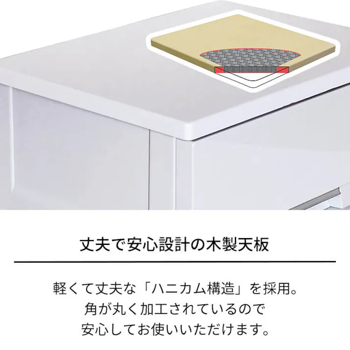 天馬 フィッツ プラス プレミアム FP6504 4段 セラミックホワイト 衣類収納 チェスト リビング収納 4904746080332【別送品】