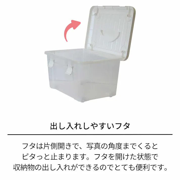 天馬 プロフィックス フリーボックス20 ハンドル付 プラスチックボックス フタ付きコンテナ 衣類収納ケース 4904746081377【別送品】