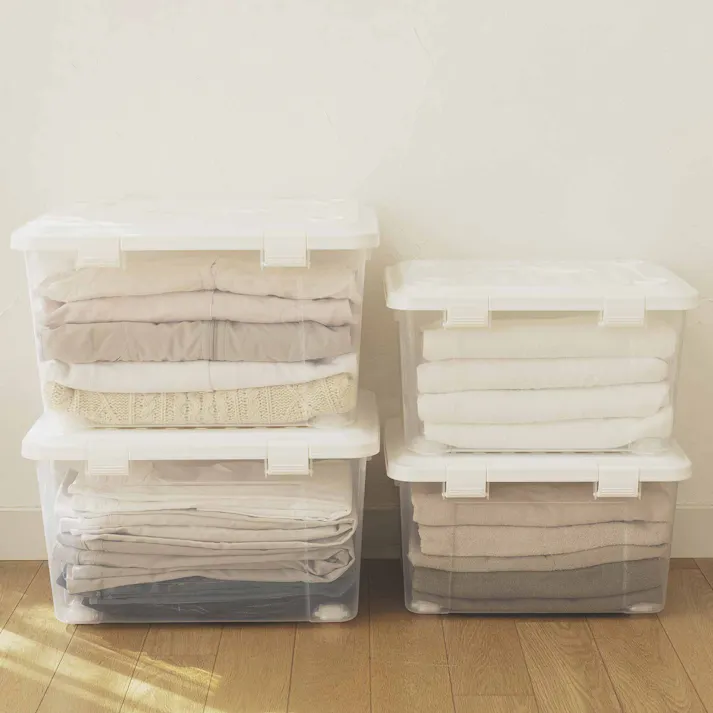 天馬 プロフィックス フリーボックス20 ハンドル付 プラスチックボックス フタ付きコンテナ 衣類収納ケース 4904746081377【別送品】