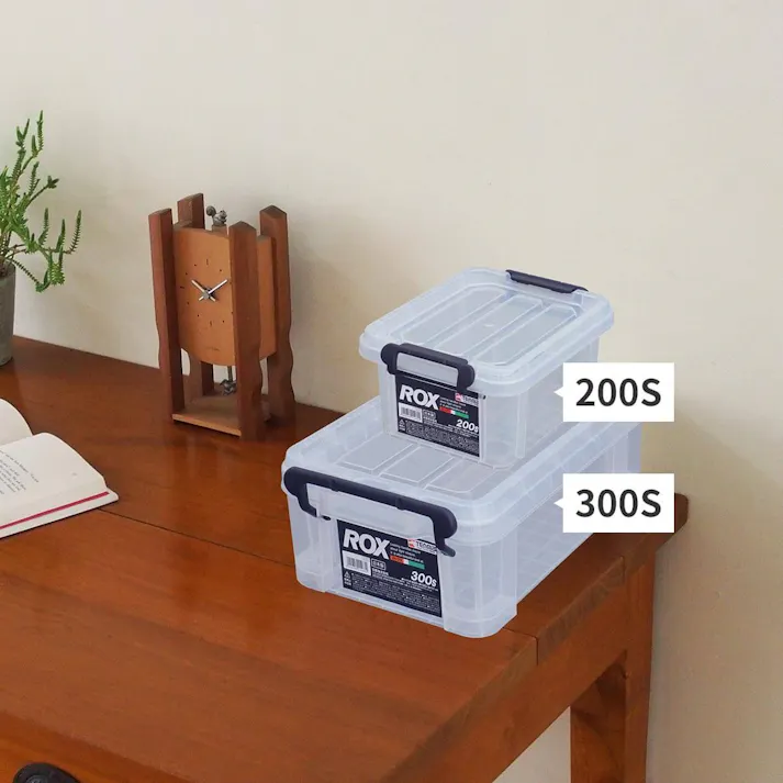 天馬 ロックス 300M コンテナボックス 業務用収納ケース フタ付きコンテナ 4904746114648【別送品】