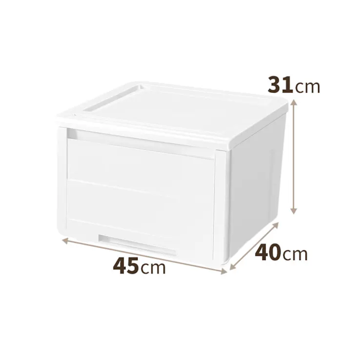 天馬 プロフィックス カバゾコ モノ 45深型 隠す収納 収納ボックス 引き出しストッパー付き 4904746118035【別送品】