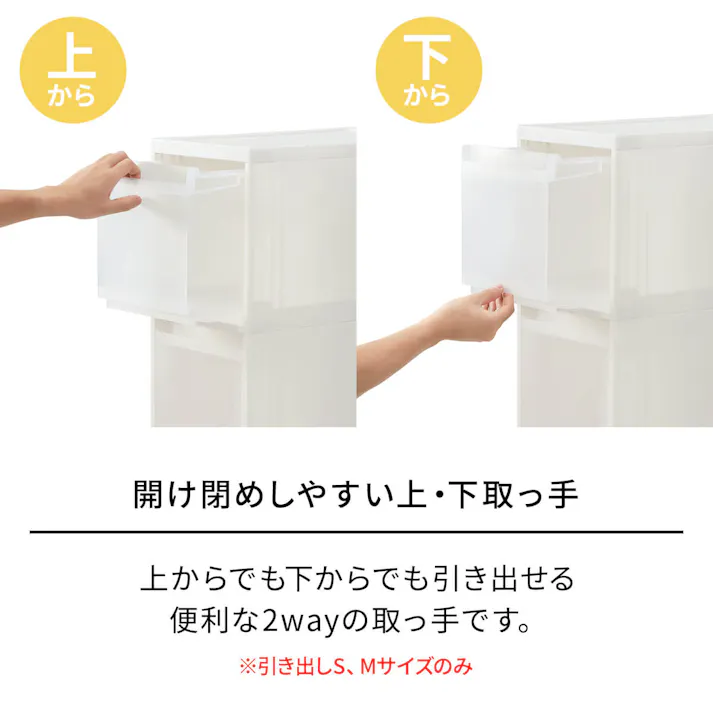 天馬 ファビエ スキピタストッカー スリム3段 S-111S すっきり整頓シリーズ 省スペース 整理整頓 引き出し付き 4904746118448【別送品】