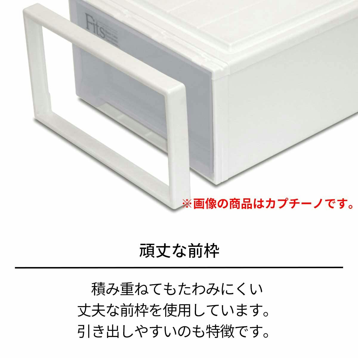 天馬 フィッツ ケース ディープL 2個セット カプチーノ