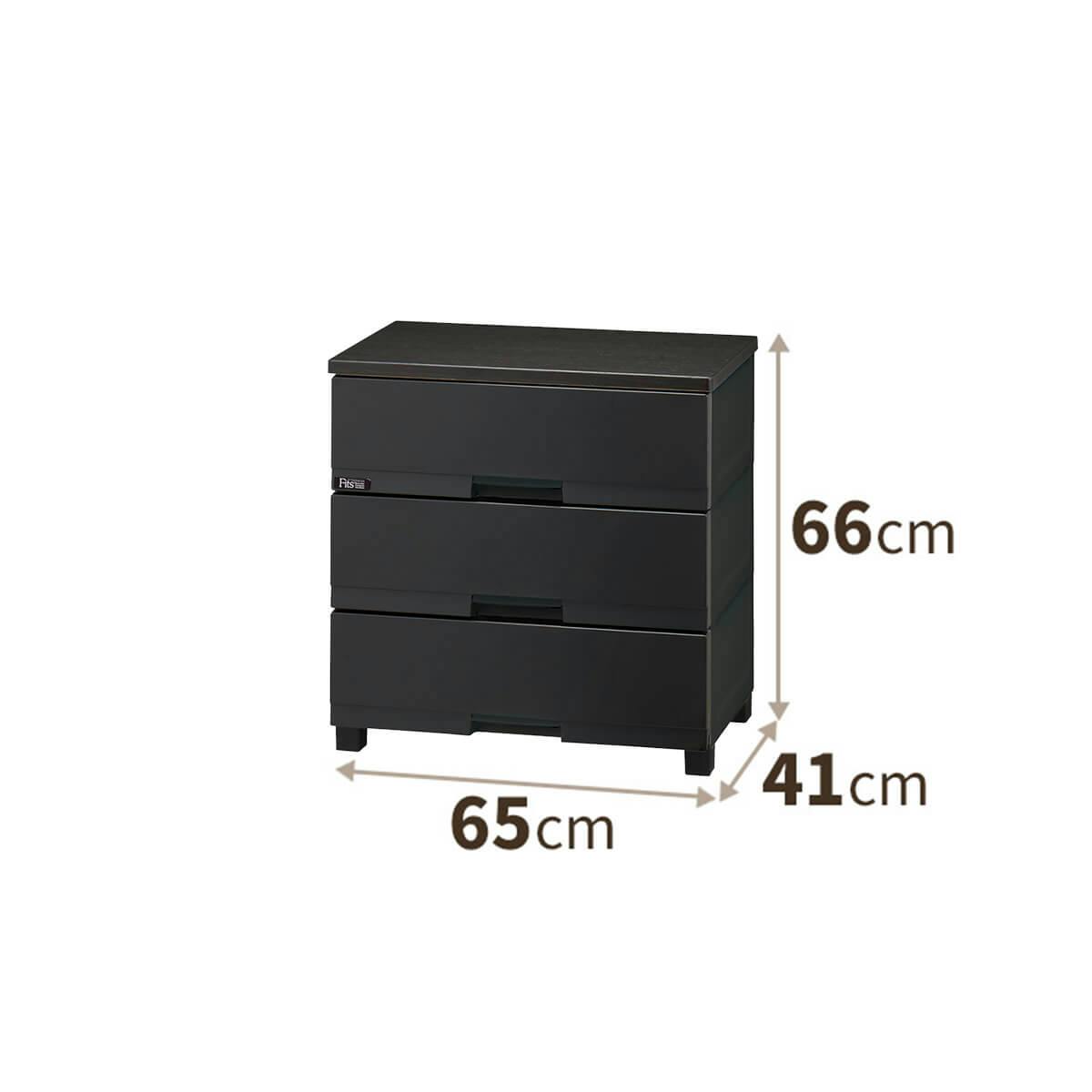 天馬 フィッツ プラス プレミアム FP6503 3段 プレミアムブラック 衣類