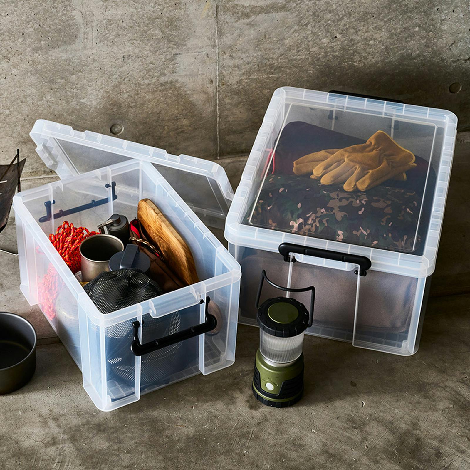 天馬 ロックス 440L クリア 多機能 耐久性 コンテナボックス