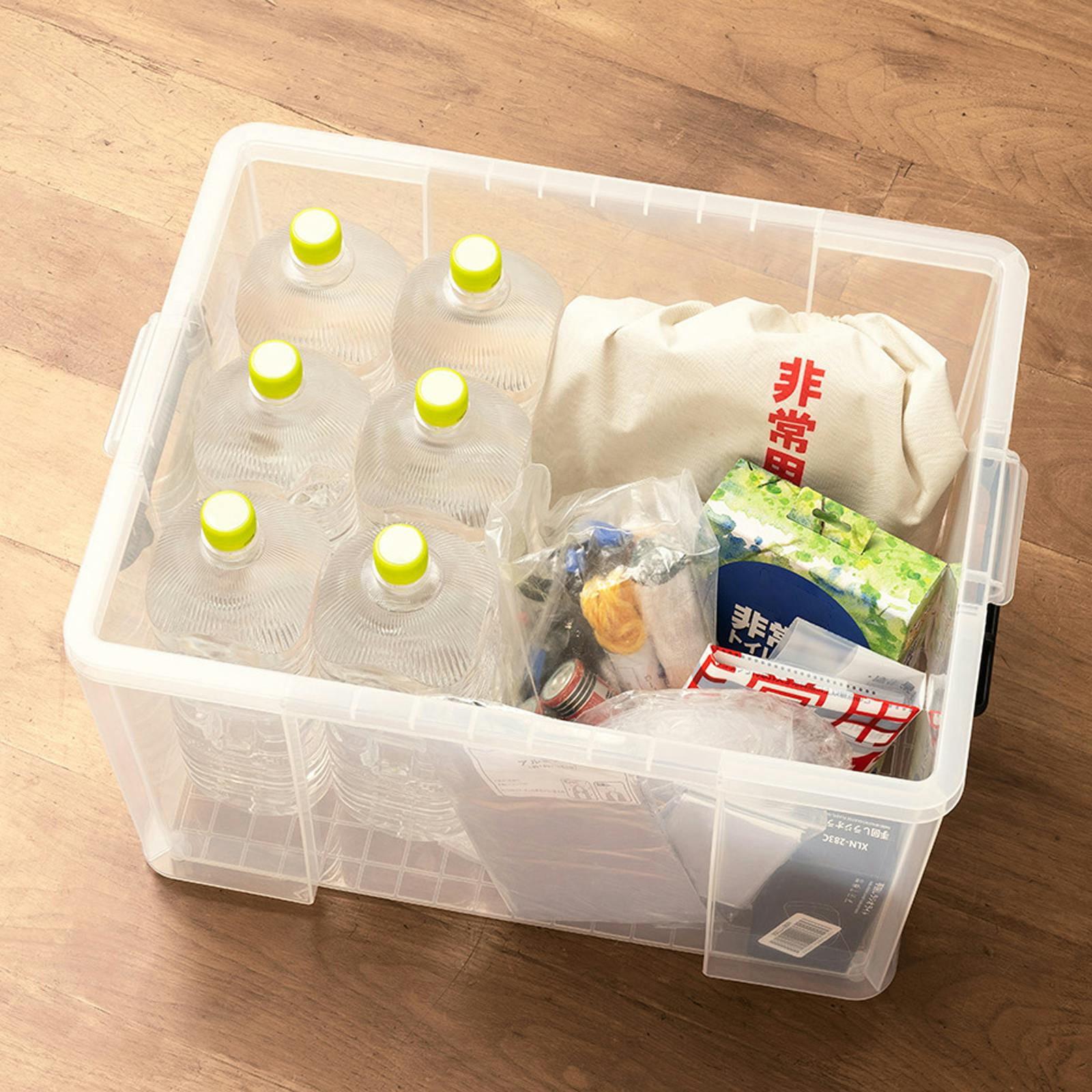 【在庫処分】マジックナイン（箱崩れ） 天馬 ロックス 660L クリア 多機能 耐久性 コンテナボックス