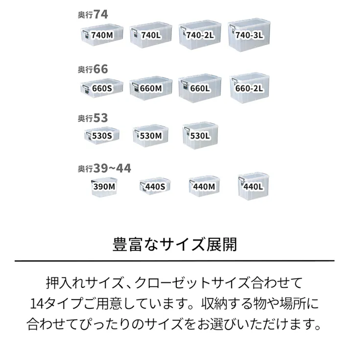 天馬 ロックス 740M クリア 多機能 耐久性 コンテナボックス 4904746431486【別送品】