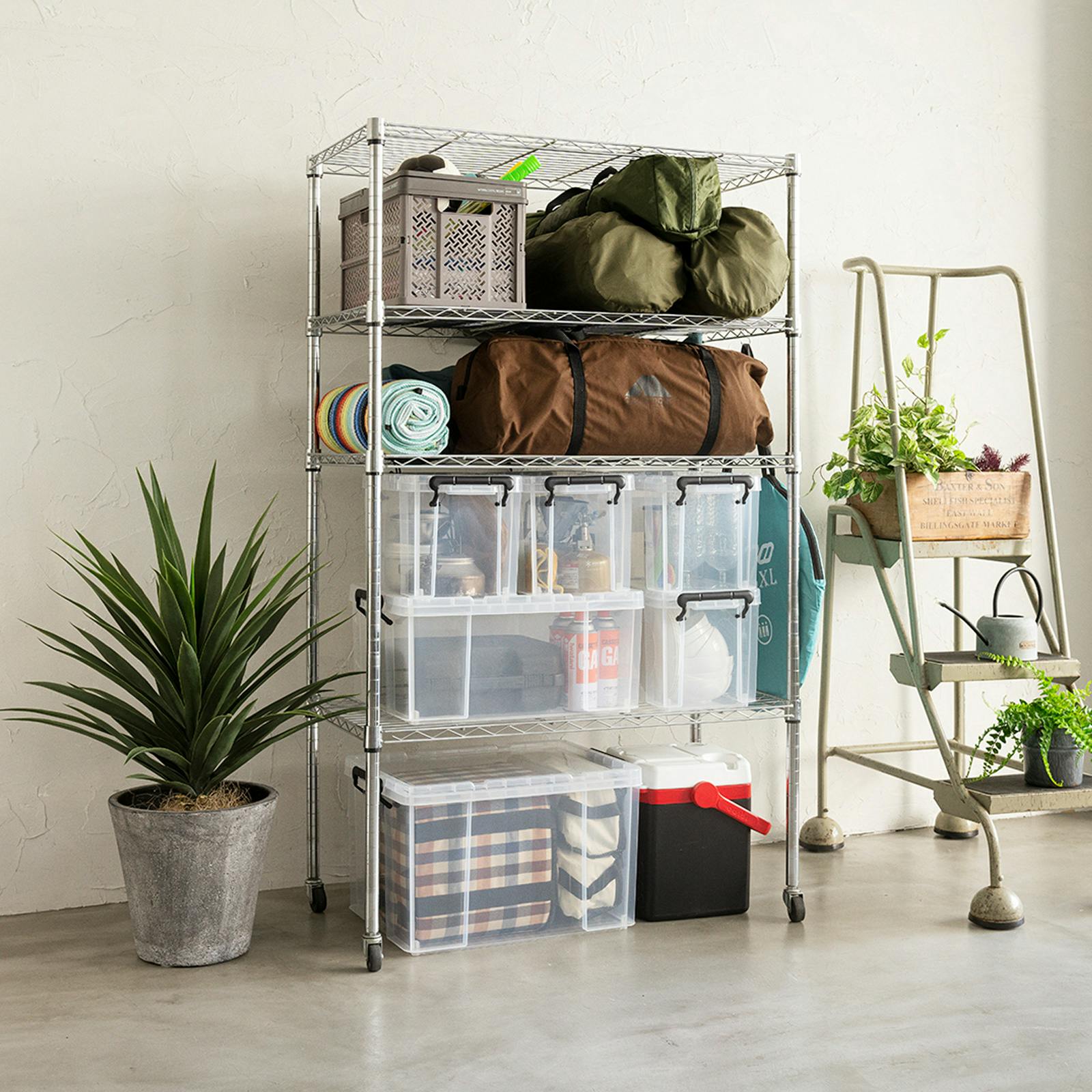 天馬 ロックス 740M クリア 多機能 耐久性 コンテナボックス