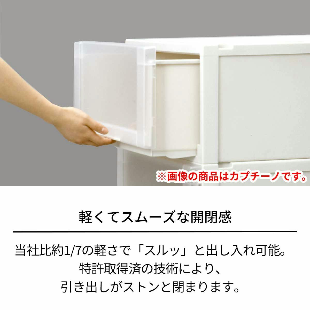 天馬 フィッツ ユニットケース(L)4430 2個セット カプチーノ