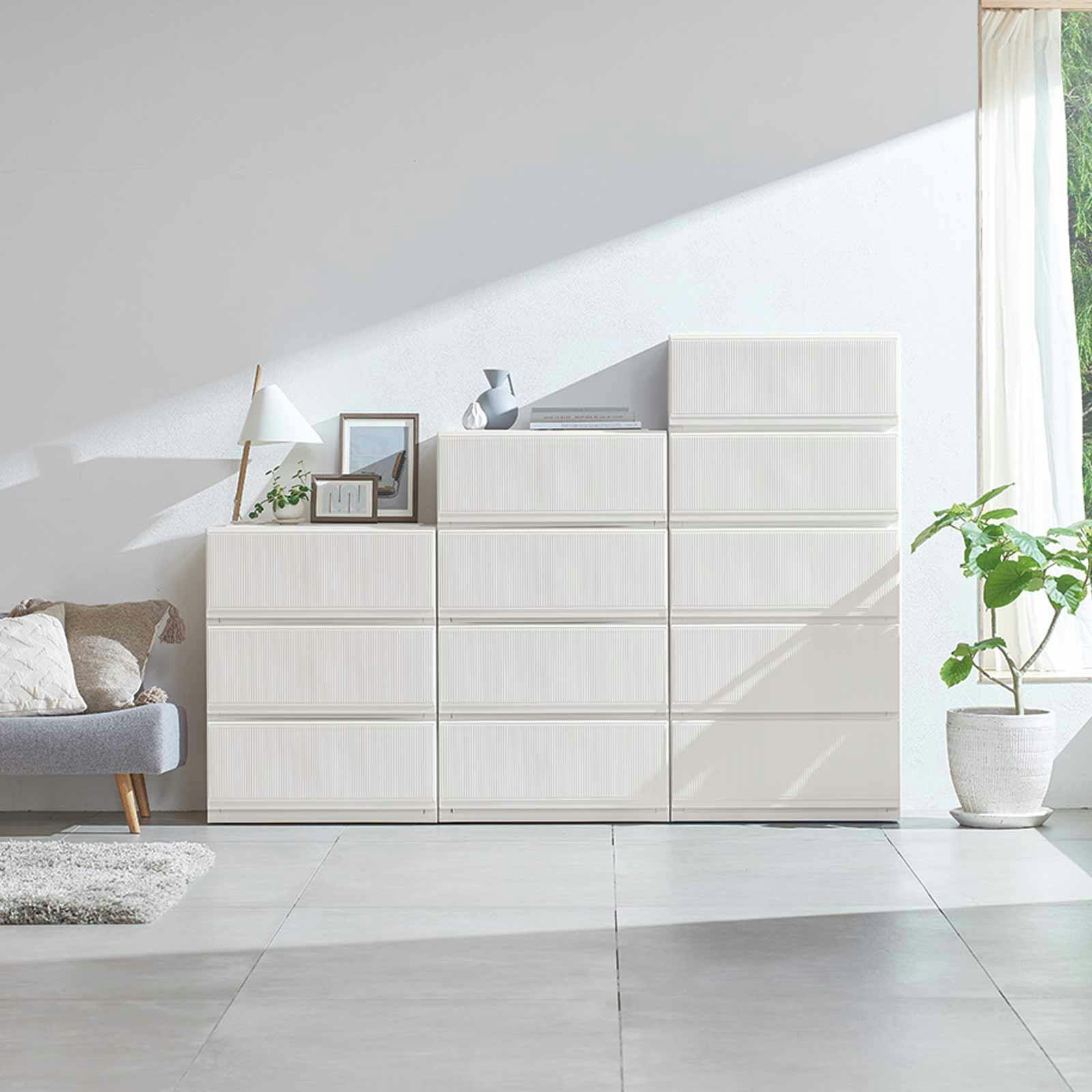 天馬 プロフィックス スタイルケース組立式 6503深型 ホワイト