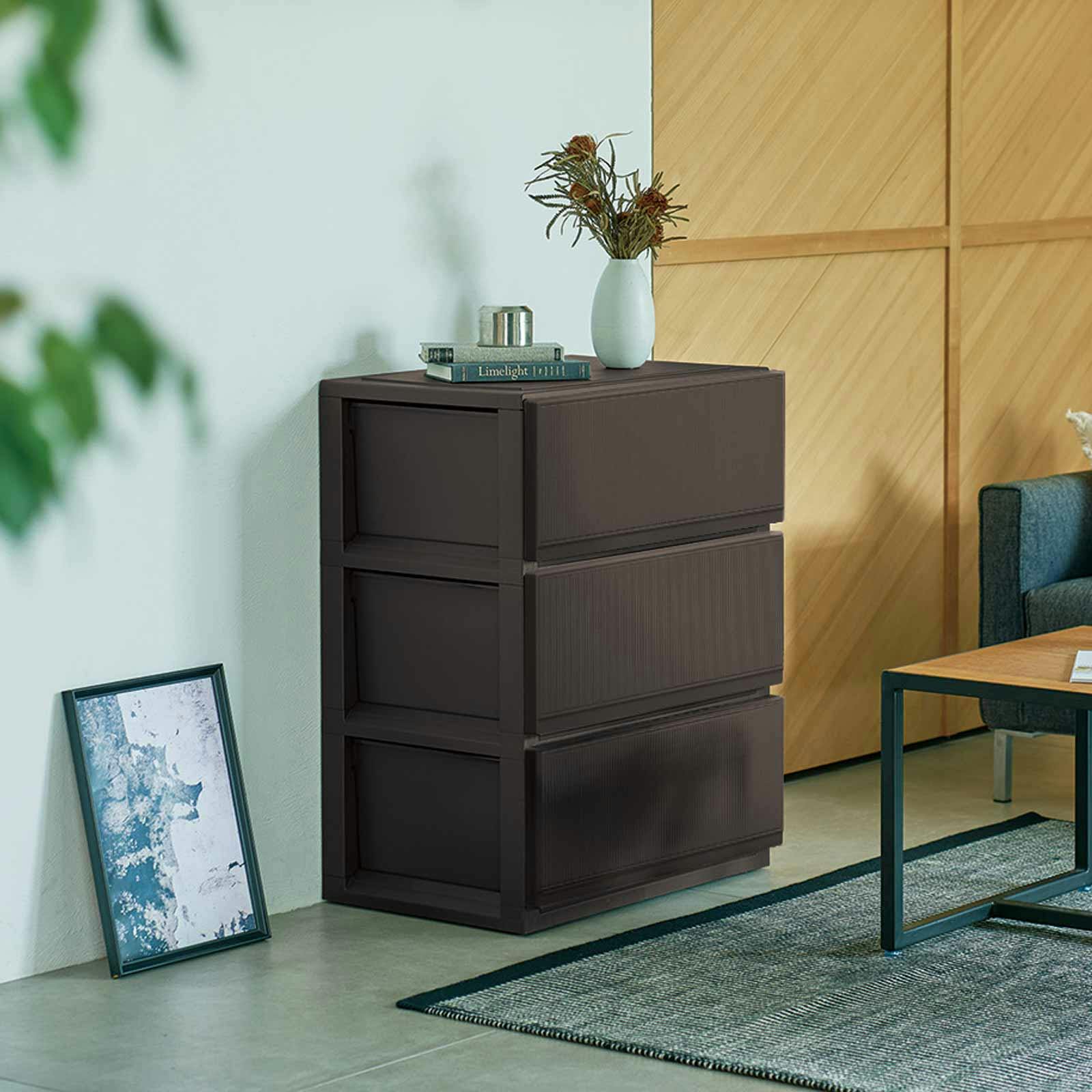 天馬 プロフィックス スタイルケース組立式 6503深型 ブラウン