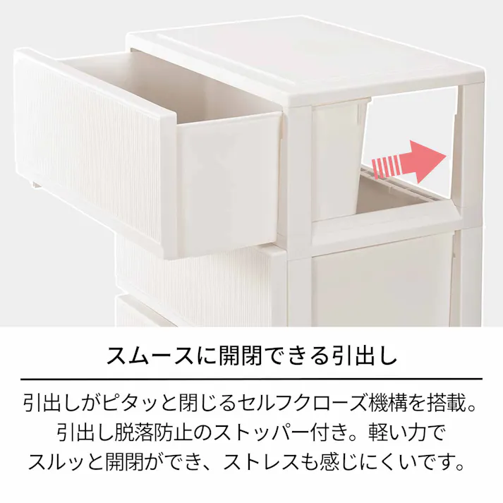 天馬 プロフィックス スタイルケース組立式 6504深型 ホワイト (110013911) 衣類収納 チェスト リビング収納 4904746139115【別送品】